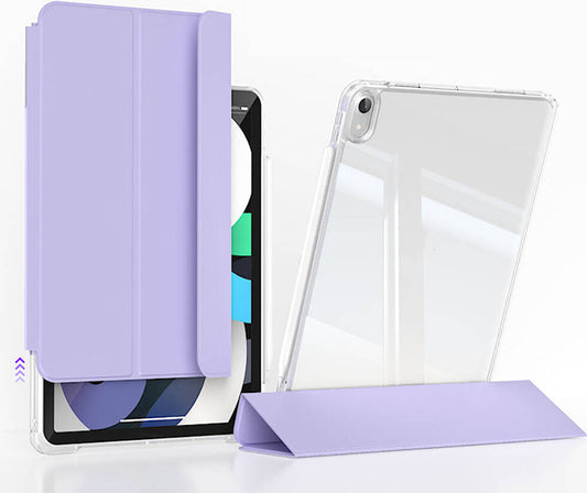 iPad Air 13 2025 M3 Kılıf Magnetik Ayrılabilen Airbagli Mnc Sliding Tablet Kılıfı - Lavender