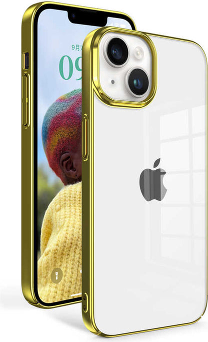 Apple iPhone 14 Kılıf Mnc Sun Kapak-Gold