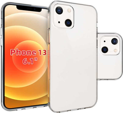 iPhone 13 Kılıf Mnc Süper Silikon Kapak-Renksiz