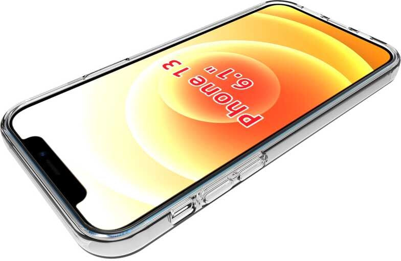 iPhone 13 Kılıf Mnc Süper Silikon Kapak-Renksiz
