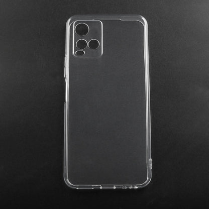 Vivo Y21S Kılıf Mnc Süper Silikon Kapak-Renksiz