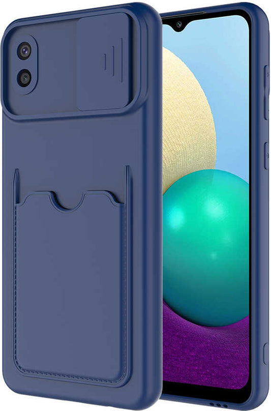 Galaxy A02 Kılıf mnc Kartix Kapak-Lacivert