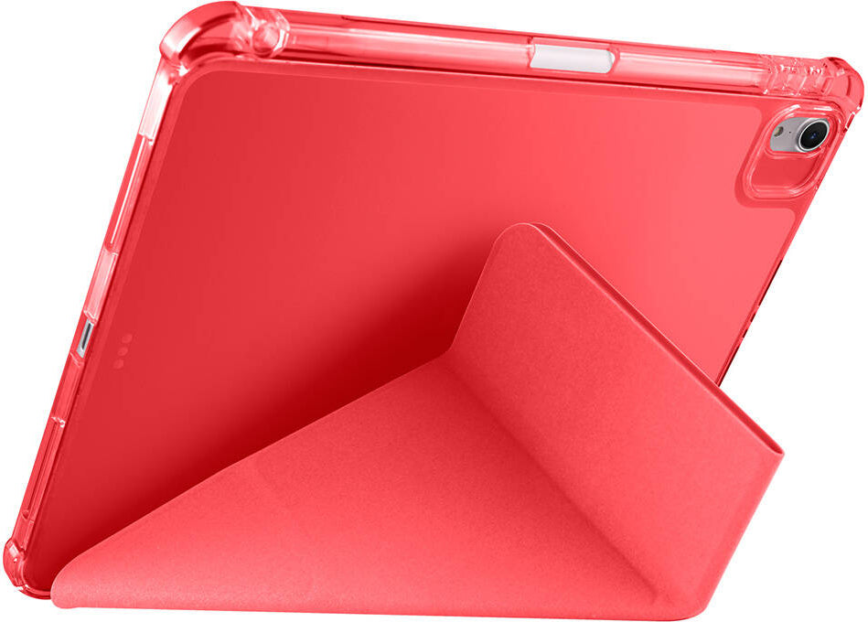 iPad Air 11 2025 M3 Kılıf Mnc Tri Folding Kalem Bölmeli Standlı Kılıf - Mavi