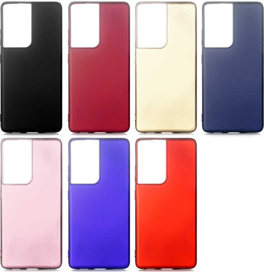 Galaxy S21 Ultra Kılıf Mnc Premier Silikon Kapak-Lacivert