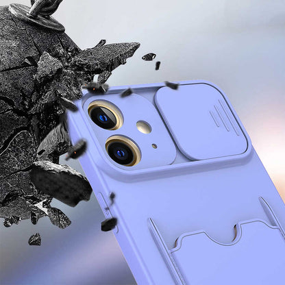 iPhone 12 Kılıf mnc Kartix Kapak-Koyu Yeşil