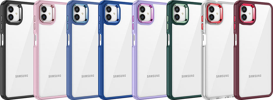 Galaxy A04 Kılıf Mnc Flora Kapak-Lila