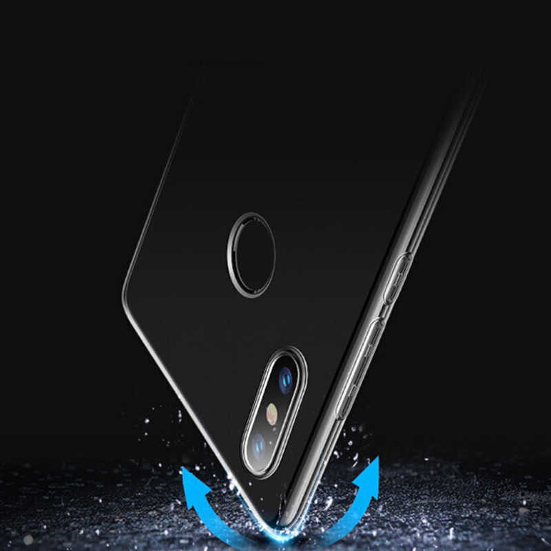 Xiaomi Mi 6x Kılıf Mnc Süper Silikon Kapak-Renksiz
