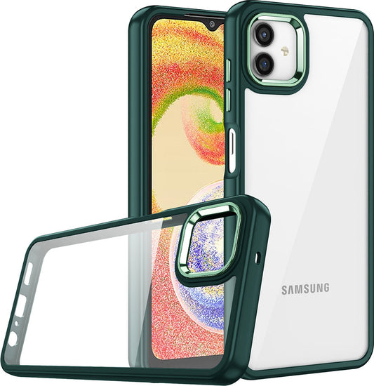 Galaxy A04E Kılıf Mnc Flora Kapak-Yeşil
