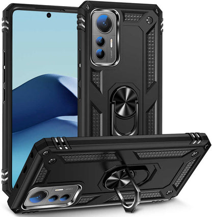 Xiaomi Xiaomi 12 Lite Kılıf Mnc Vega Kapak-Siyah