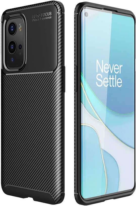 One Plus 9 Pro Kılıf Mnc Negro Silikon Kapak-Siyah