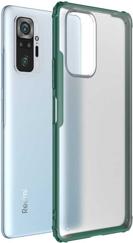 Xiaomi Redmi Note 10 Pro Kılıf Mnc Volks Kapak-Koyu Yeşil