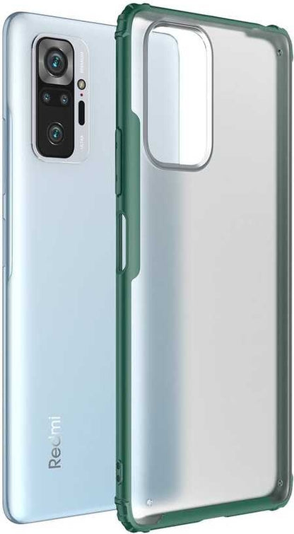 Xiaomi Redmi Note 10 Pro Kılıf Mnc Volks Kapak-Koyu Yeşil