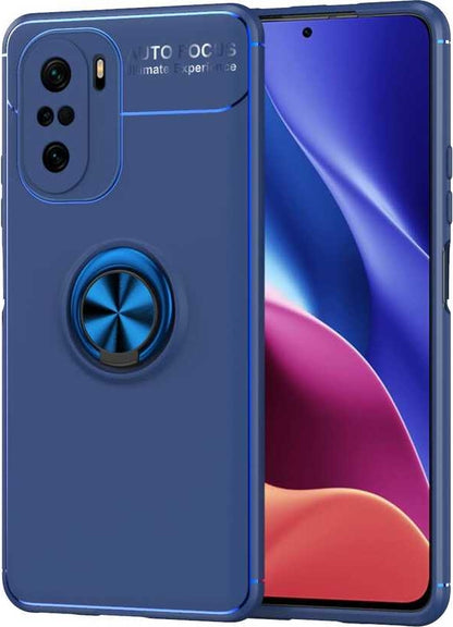 Xiaomi Mi 11i Kılıf Mnc Ravel Silikon Kapak-Mavi