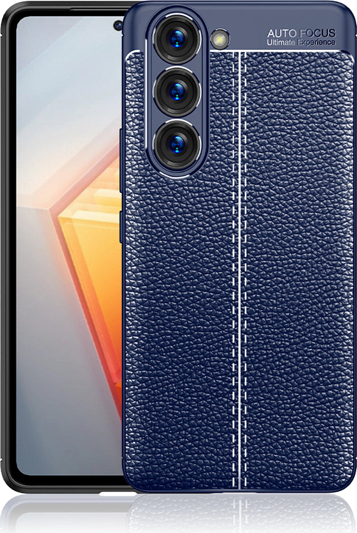 Galaxy S23 Kılıf Mnc Niss Silikon Kapak-Lacivert