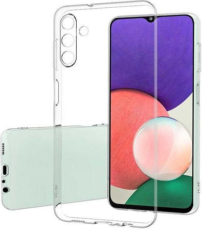 Galaxy A04S Kılıf Mnc Süper Silikon Kapak-Renksiz