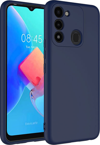 Tecno Spark 8c Kılıf Mnc Mara Laaakan Kapak-Lacivert