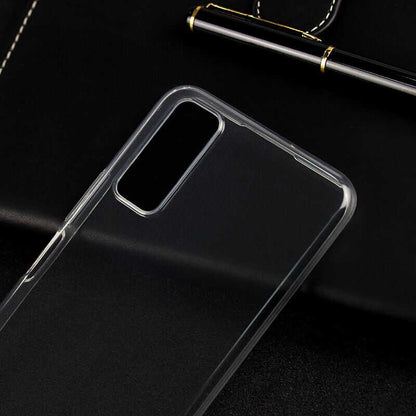 Vivo Y20S Kılıf Mnc Süper Silikon Kapak-Renksiz
