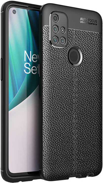 One Plus Nord N10 5g Kılıf Mnc Niss Silikon Kapak-Siyah
