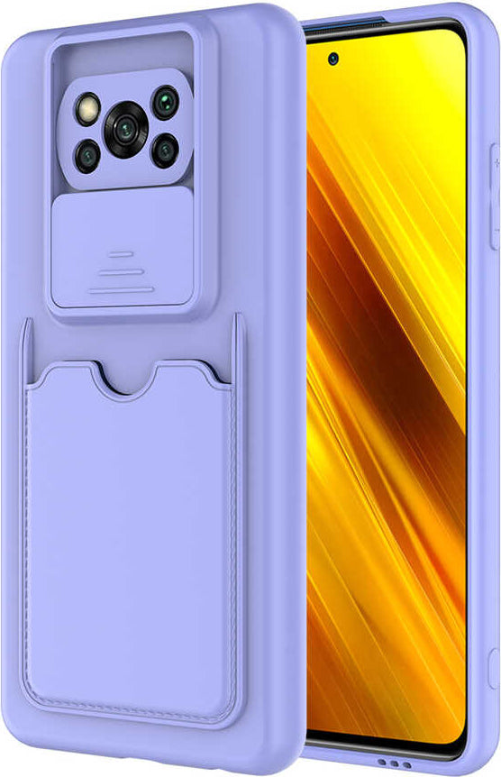 Xiaomi Poco X3 Kılıf mnc Kartix Kapak-Lila
