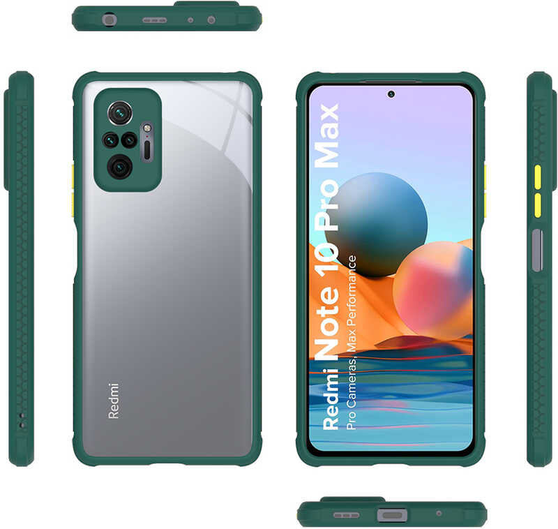 Xiaomi Redmi Note 10 Pro Kılıf mnc Kaff Kapak-Mor