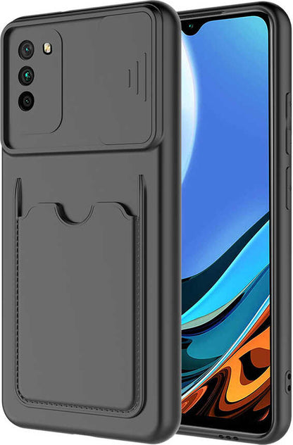 Xiaomi Poco M3 Kılıf mnc Kartix Kapak-Siyah