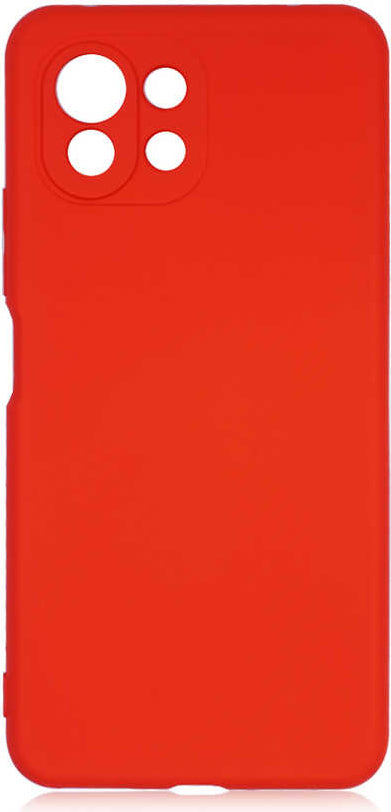 Xiaomi Mi 11 Lite Kılıf Mnc Mara Laaakan Kapak-Pembe Koyu