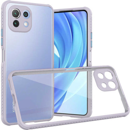 Xiaomi Mi 11 Lite Kılıf mnc Kaff Kapak-Mor