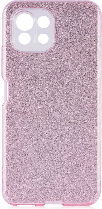Xiaomi Mi 11 Lite Kılıf Mnc Shining Silikon-Rose Gold