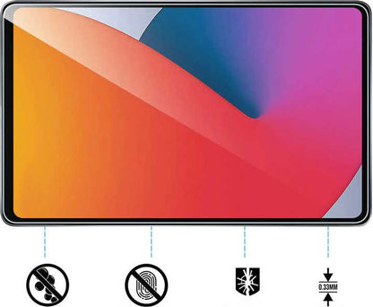 iPad 10.9 2020 (4.nesil) Uyumlu Mnc 5in1 Tablet Temperli Cam Ekran Koruyucu-Renksiz