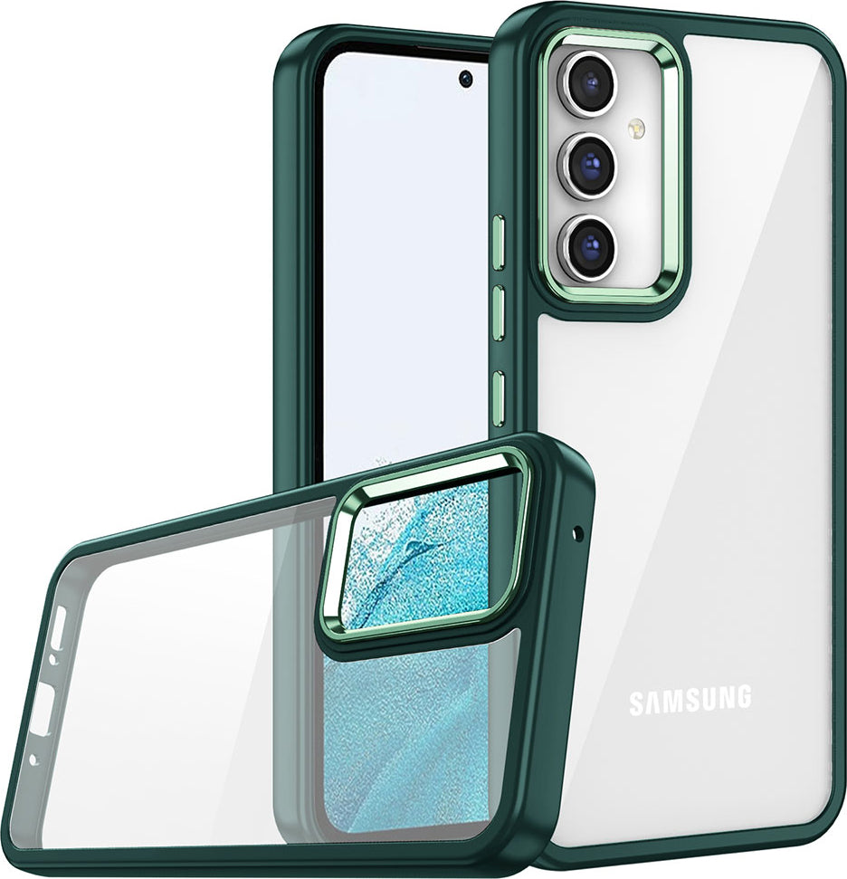 Galaxy A14 Kılıf Mnc Flora Kapak-Yeşil
