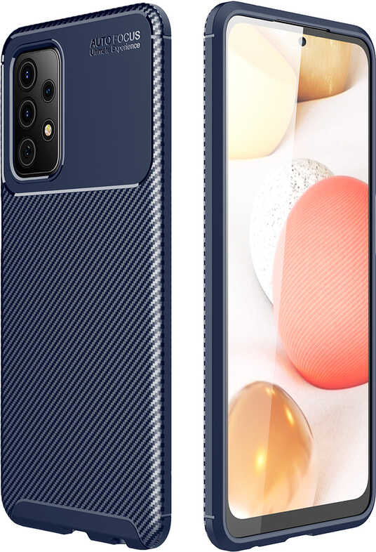 Galaxy A72 Kılıf Mnc Negro Silikon Kapak-Lacivert