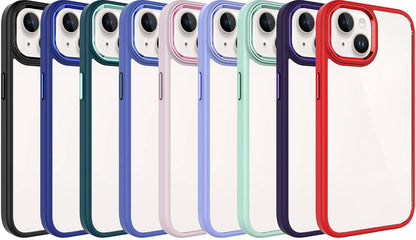 Apple iPhone 15 Plus Kılıf Mnc Krom Kapak-Yeşil