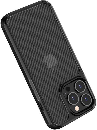 iPhone 13 Pro Max Kılıf Mnc Inoks Kapak-Mavi