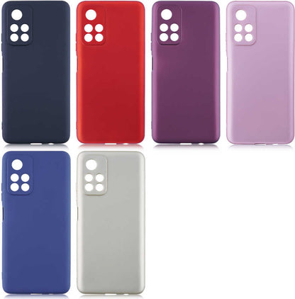 Xiaomi Redmi Note 11T 5g Kılıf Mnc Premier Silikon Kapak-Kırmızı