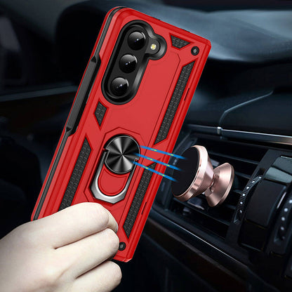 Galaxy Z Fold 5 Kılıf Mnc Vega Kapak-Mavi