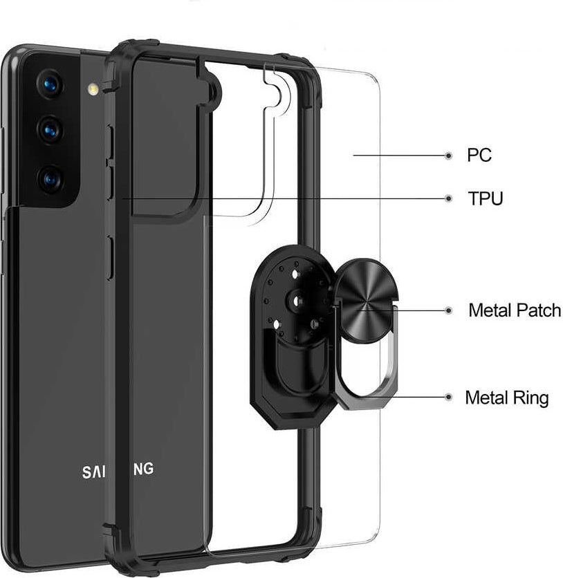 Galaxy S21 Kılıf Mnc Mola Kapak-Kırmızı
