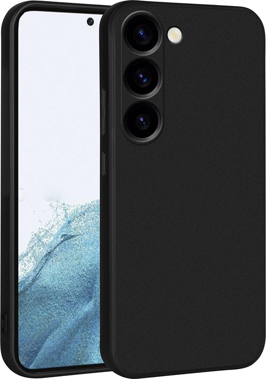 Galaxy S23 Kılıf Mnc Premier Silikon Kapak-Siyah