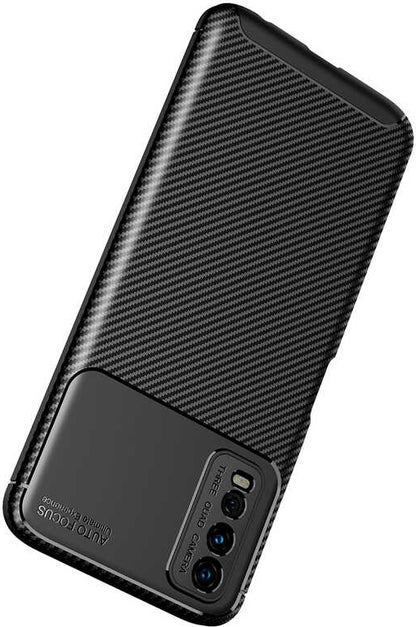 Vivo Y20 Kılıf Mnc Negro Silikon Kapak-Siyah