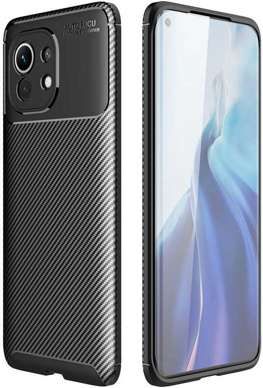 Xiaomi Mi 11 Kılıf Mnc Negro Silikon Kapak-Siyah