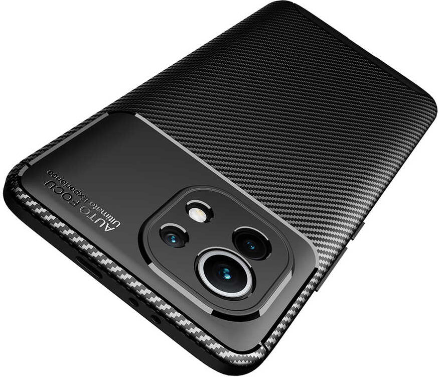 Xiaomi Mi 11 Kılıf Mnc Negro Silikon Kapak-Siyah