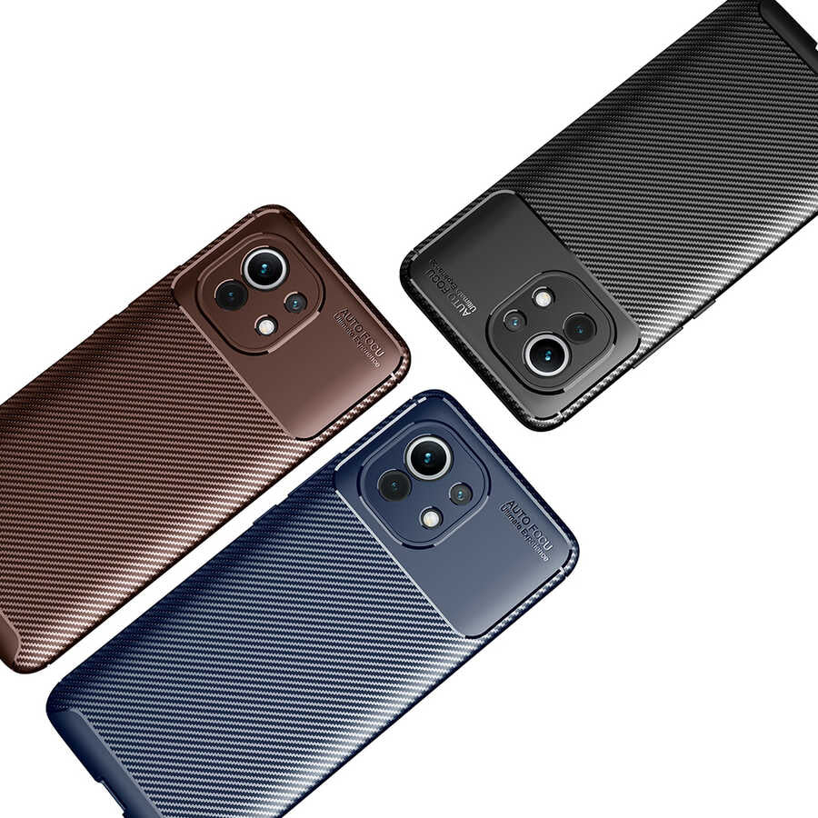 Xiaomi Mi 11 Kılıf Mnc Negro Silikon Kapak-Siyah