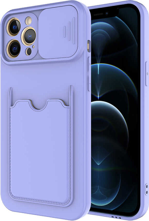 iPhone 12 Pro Kılıf mnc Kartix Kapak-Lila