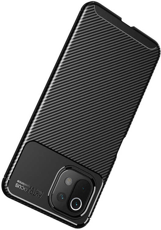 Xiaomi Mi 11 Lite Kılıf Mnc Negro Silikon Kapak-Kahverengi