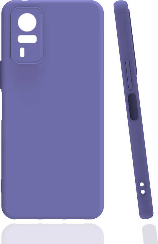 Vivo Y51 Kılıf Mnc Biye Silikon-Lila