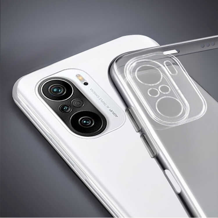 Xiaomi Redmi Note 10S Kılıf Mnc Süper Silikon Kapak-Renksiz