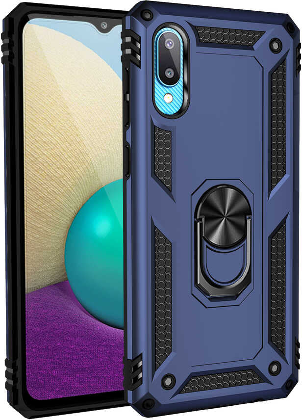 Galaxy A02 Kılıf Mnc Vega Kapak-Mavi