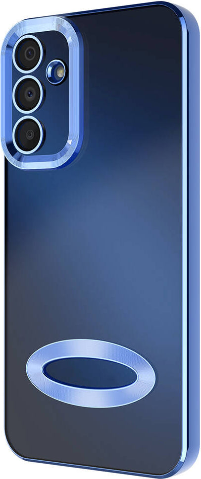Galaxy A15 Kılıf Kamera Korumalı Logo Gösteren Mnc Omega Kapak-Lila