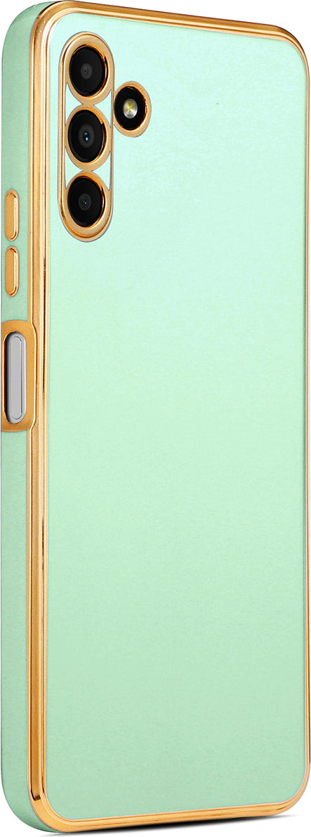 Galaxy A04S Kılıf Mnc Bark Kapak-Açık Yeşil