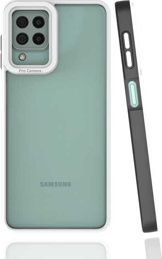 Galaxy A22 4g Kılıf Mnc Mima Kapak-Siyah