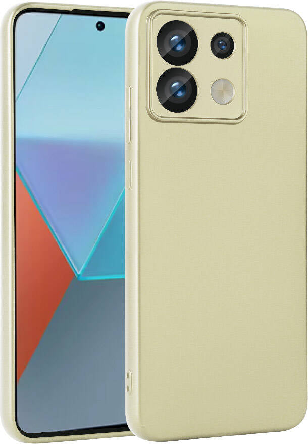 Xiaomi Redmi Note 13 Pro 5g Kılıf Mnc Premier Silikon Kapak-Gold